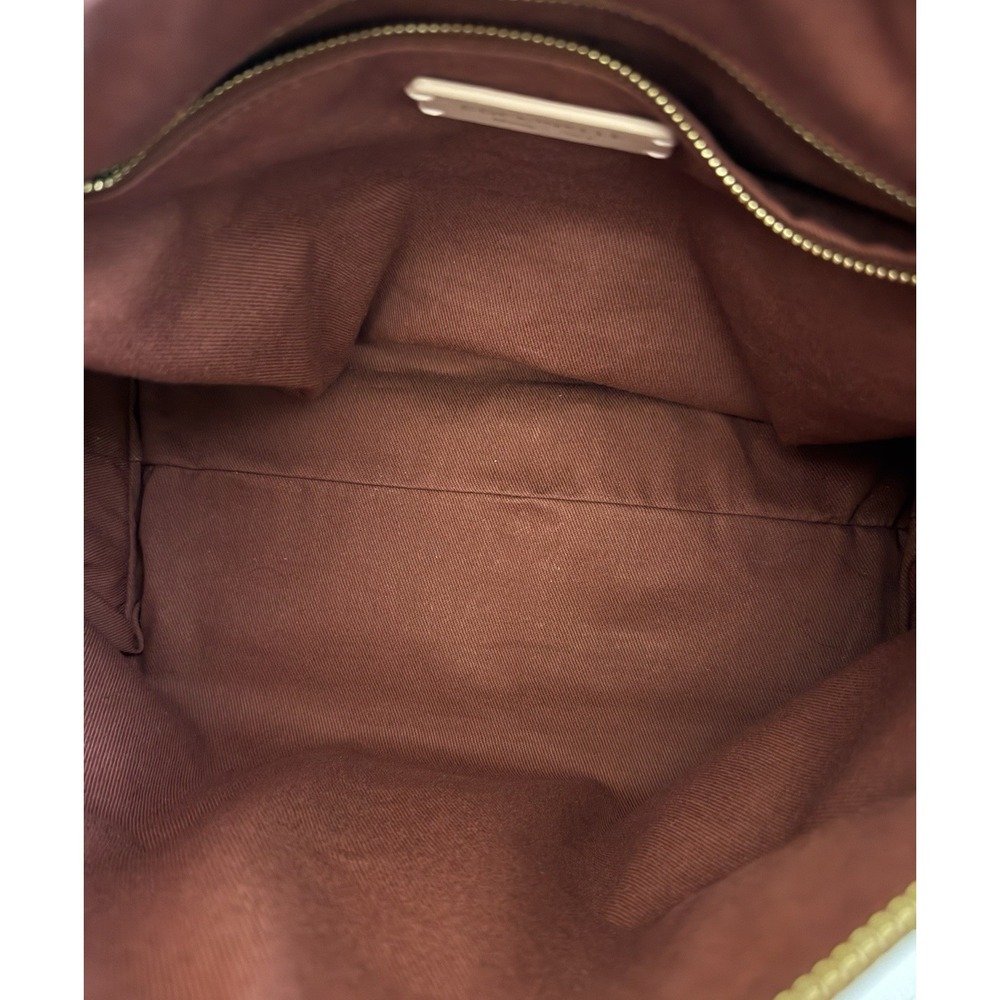 Coccinelle pebbled leather shoulder bag camel color - Picture 8 of 8